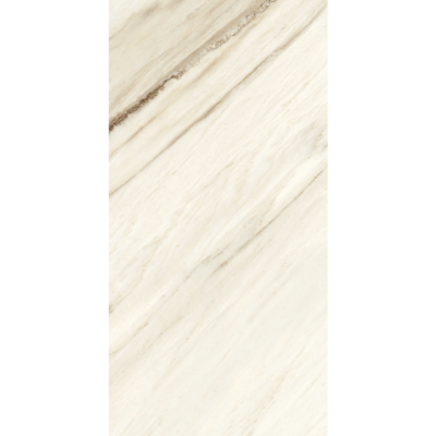 Un zoom sur le carrelage imitation marbre Marmi Maximum Palissandro, montrant des détails précis de veines grises et brunes sur un fond crème. Cette image illustre la qualité et l'esthétique du carrelage, idéal pour un intérieur luxueux.