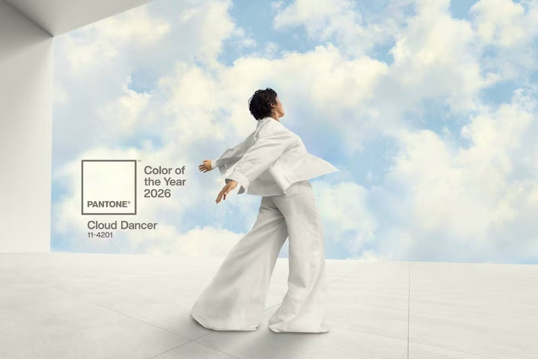 Couleur de l'année :
Pantone Cloud Dancer