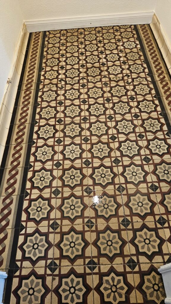 Restauration de carreaux en ciment