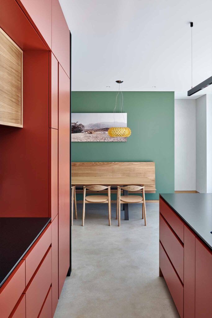 Maison d’architecte à Pully – Espace de vie et Salle de bain à Pully, vue 3