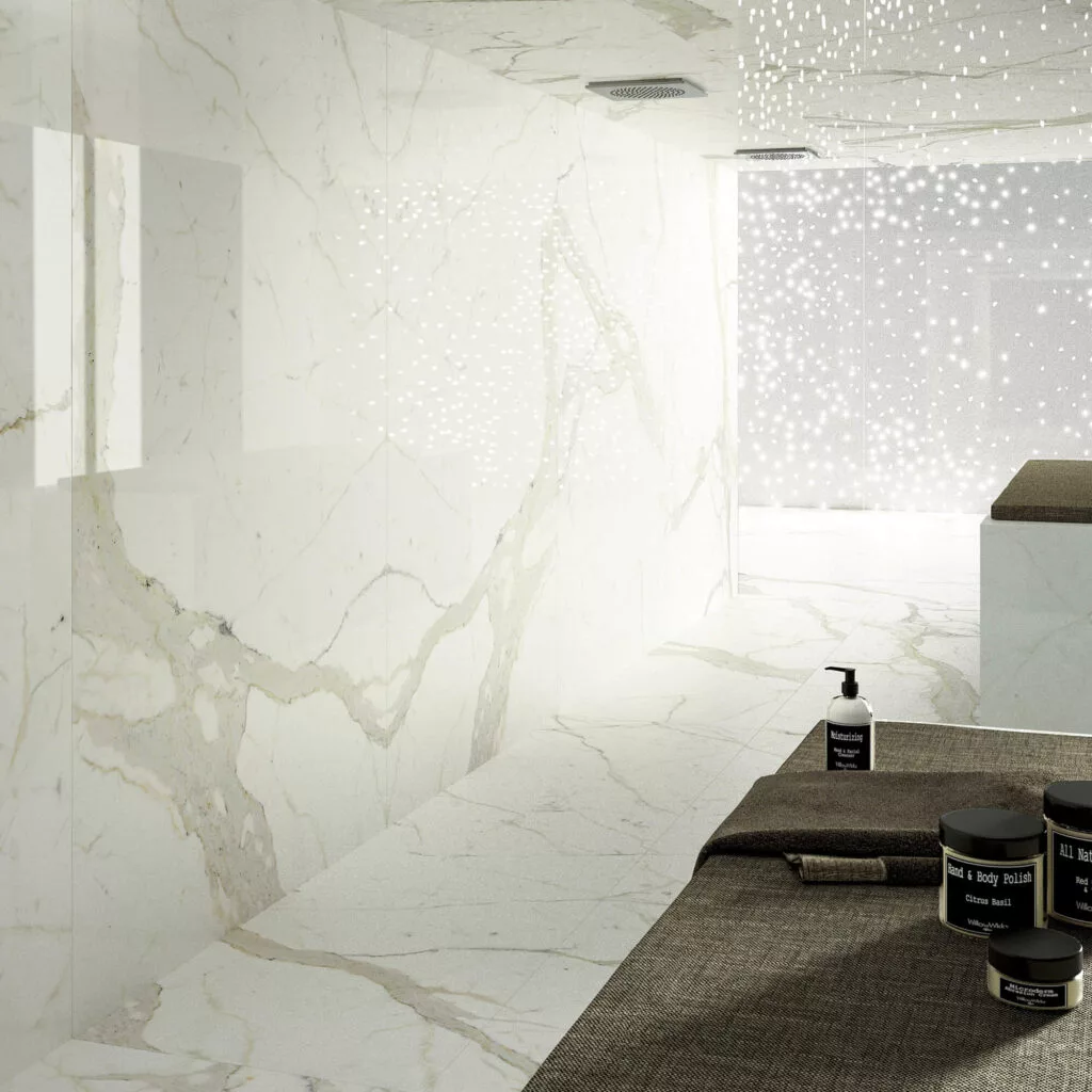 Carrelage Marmi Maximum Calacatta – douche