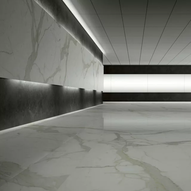 Carrelage Marmi Maximum Calacatta – hall d'entrée